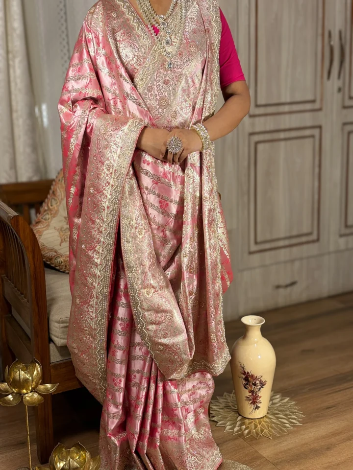 Padmapriya (पद्मप्रिया) – The Lotus Bride Silk Saree