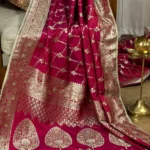 The Maharani's Rose - Rajvastra (राजवस्त्र) : The Magenta Masterpiece