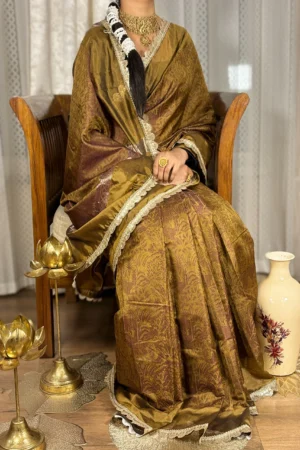 Kshitija (क्षितिजा) – The Graceful Horizon Silk Drape