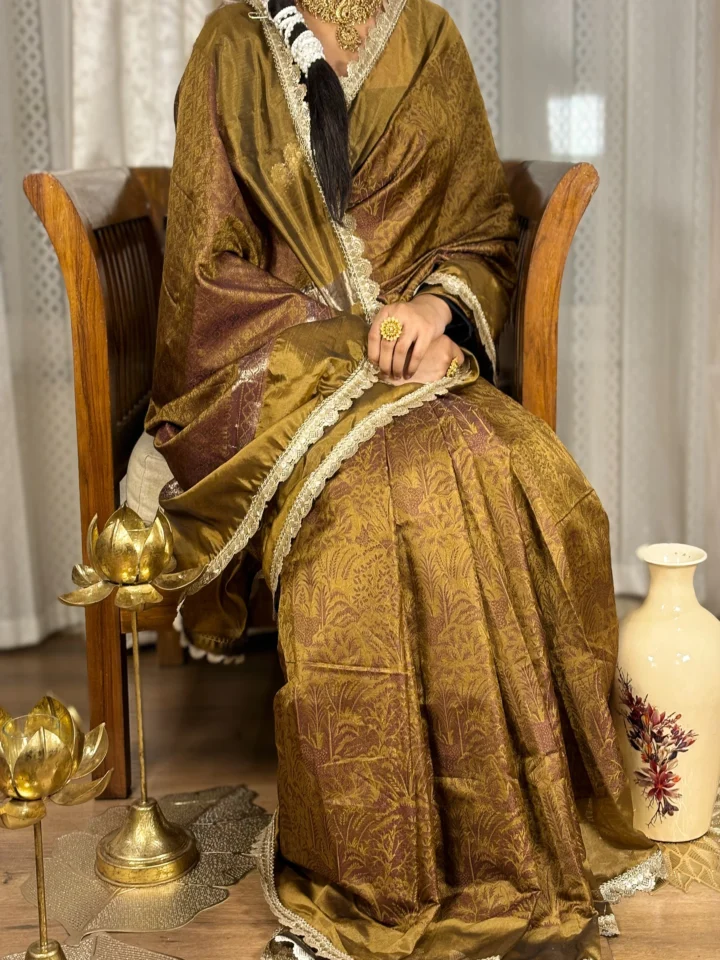 Kshitija (क्षितिजा) – The Graceful Horizon Silk Drape