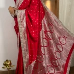 Mohini (मोहिनी) – The Mesmerizing Red Silk Elegance : Signature Red Silk Saree